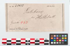 Etikett zu Bronzebrillenfibel (NHMW-PRAE-025022)